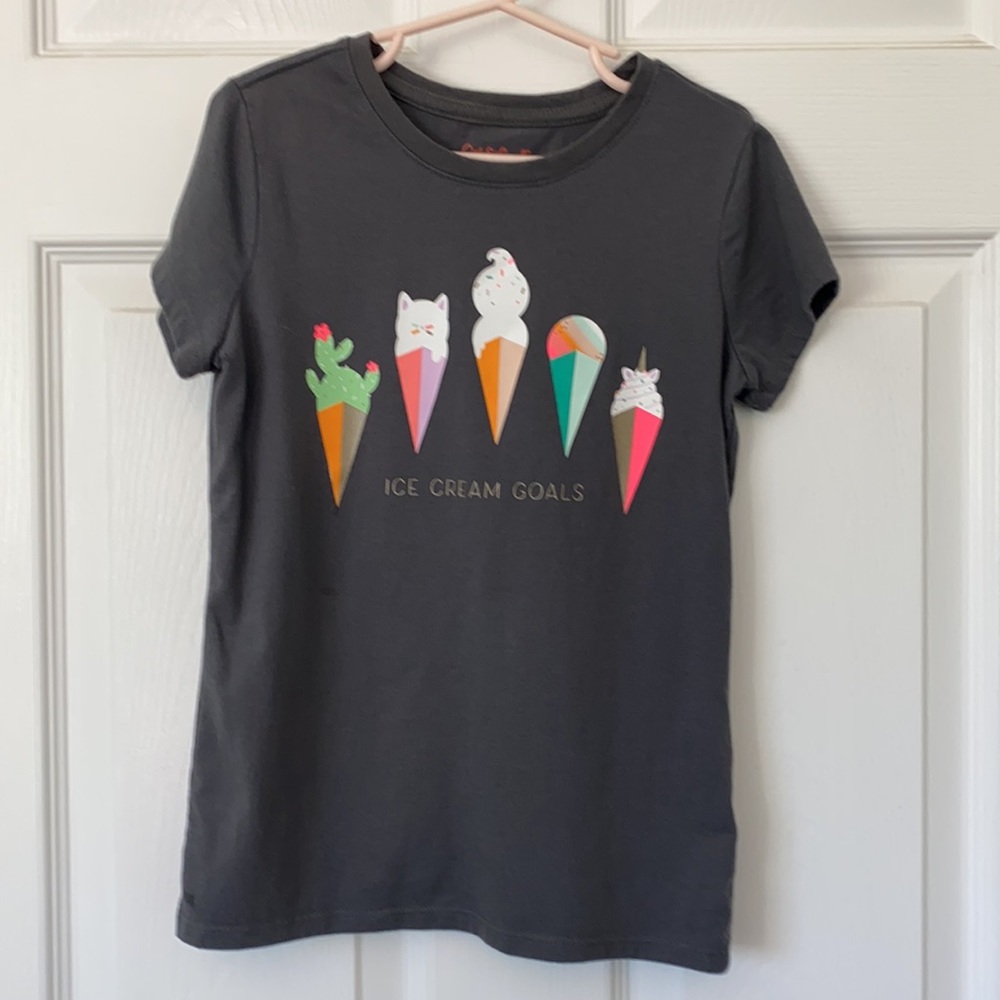 Cat & Jack “Ice Cream Goals” Graphic Tee, Size S